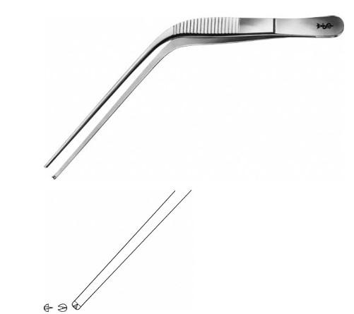 ТРОЛЬШ ПІНЦЕТ КОЛІНОЗІГН. 1X2T. 115MM